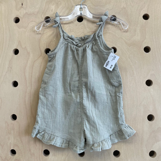 Green Gauze Romper
