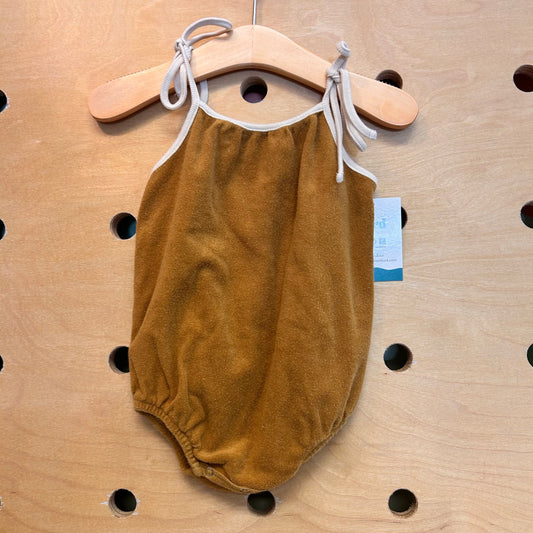 Brown Terry Romper