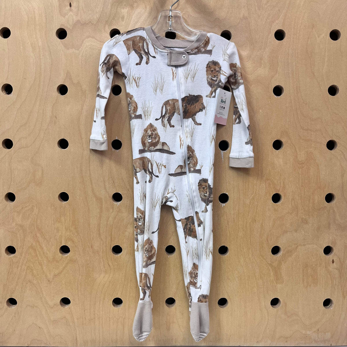 Organic Lions Zip Footies