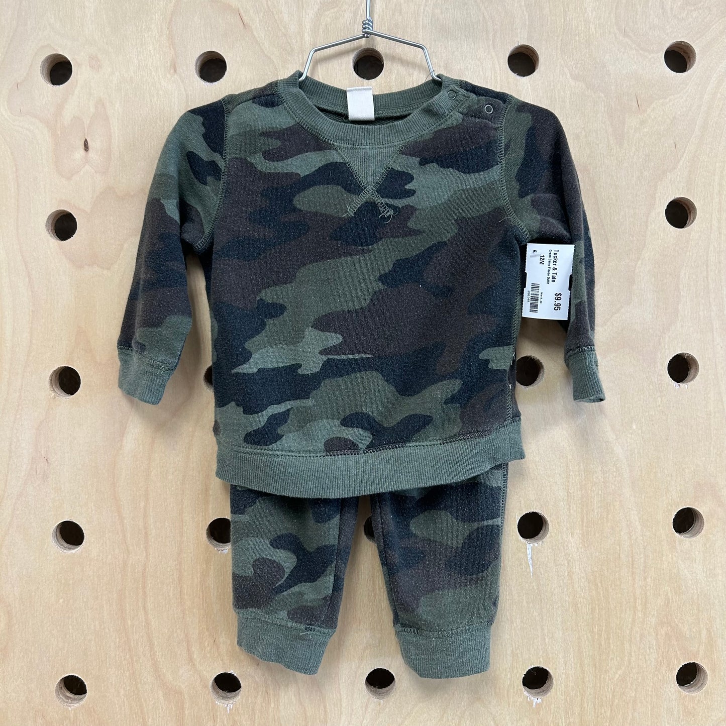 Green Camo Fleece Outfit
