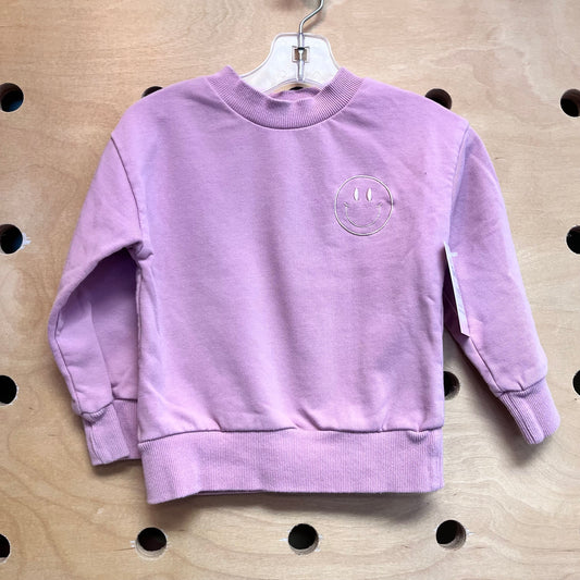 Pink Smiley Pullover