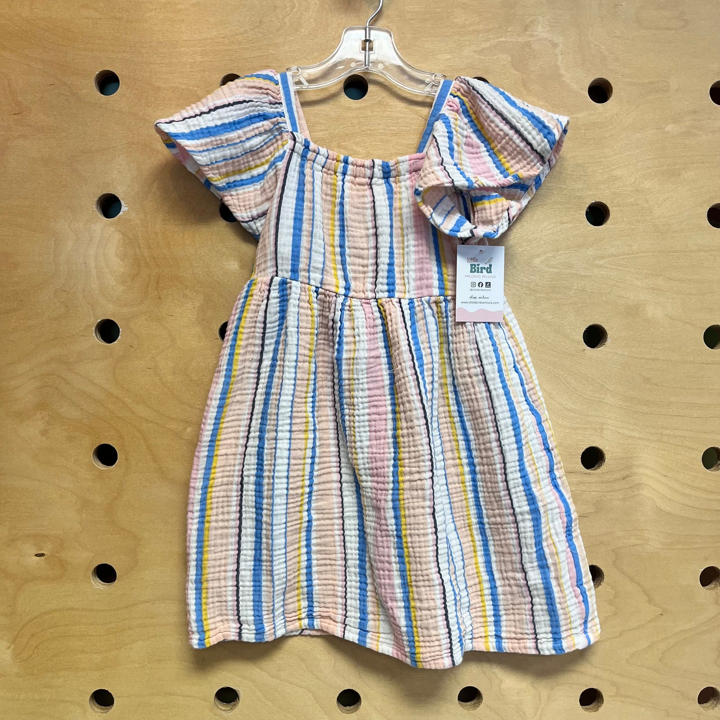Striped Gauze Dress
