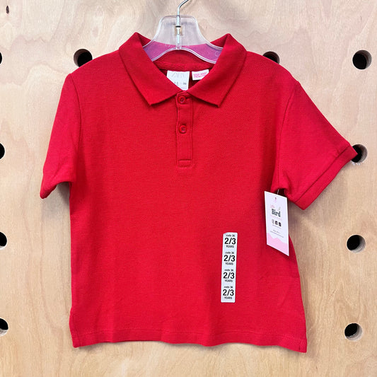 Red Short Sleeve Polo NEW!