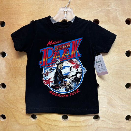 Black 'Anderson Paak' Cotton Tee