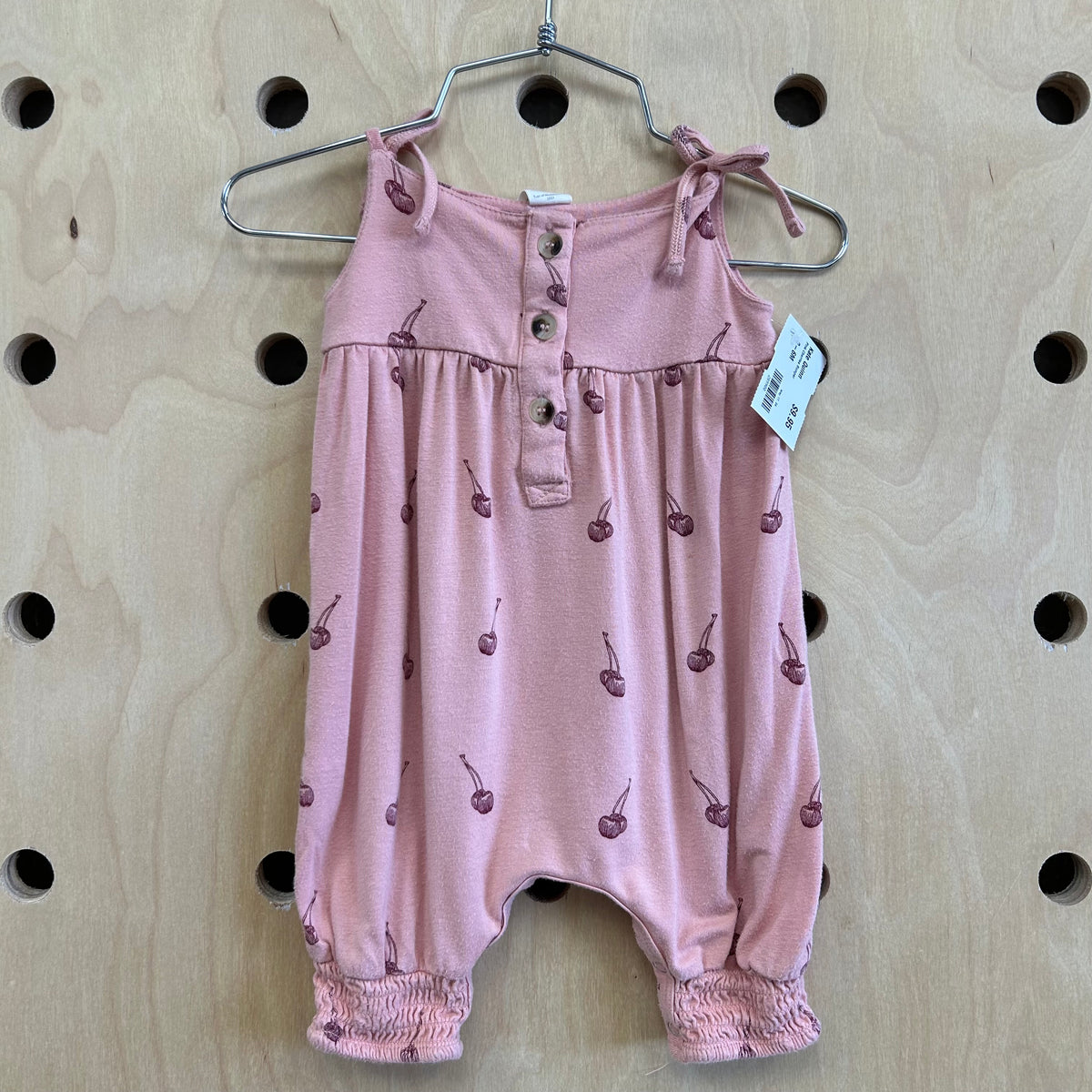 Pink Cherries Romper