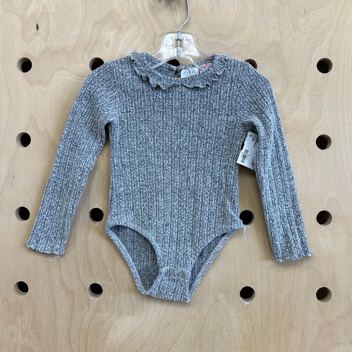 Grey Knit Bodysuit