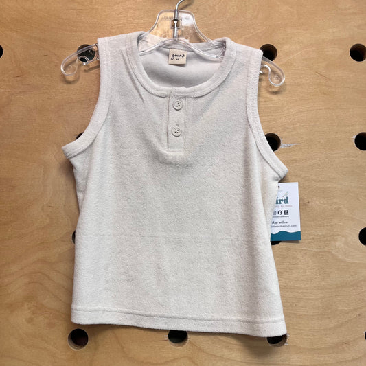 Cream Terry Tank
