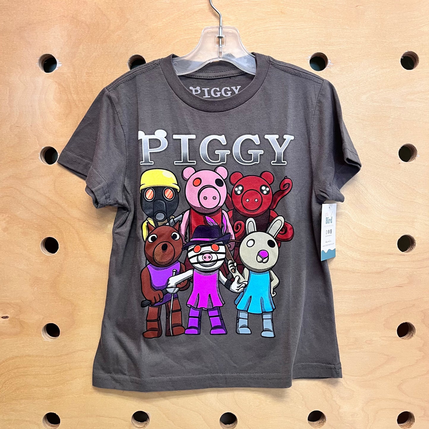 Grey 'Piggy' Tee