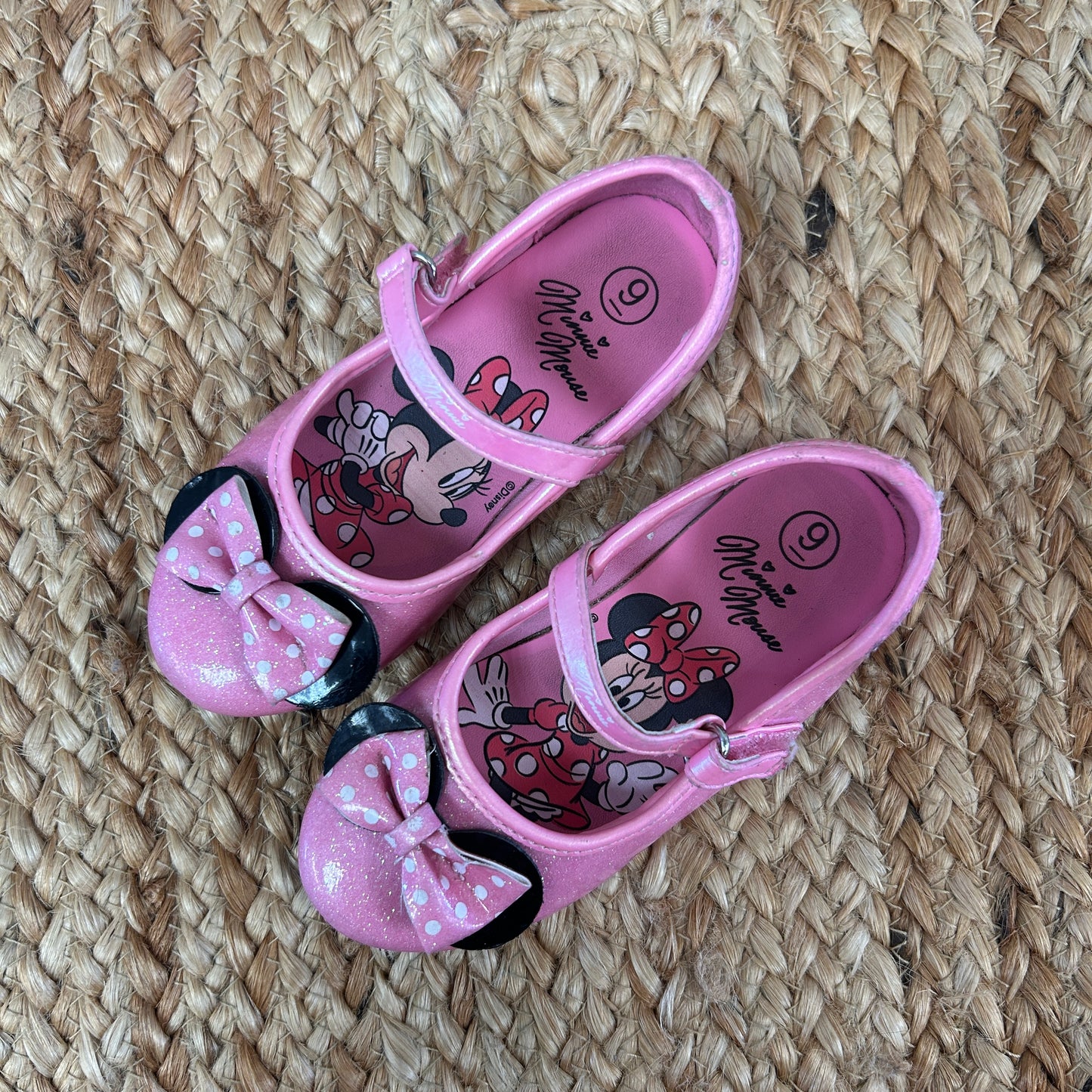 Pink Minnie Bows Flats