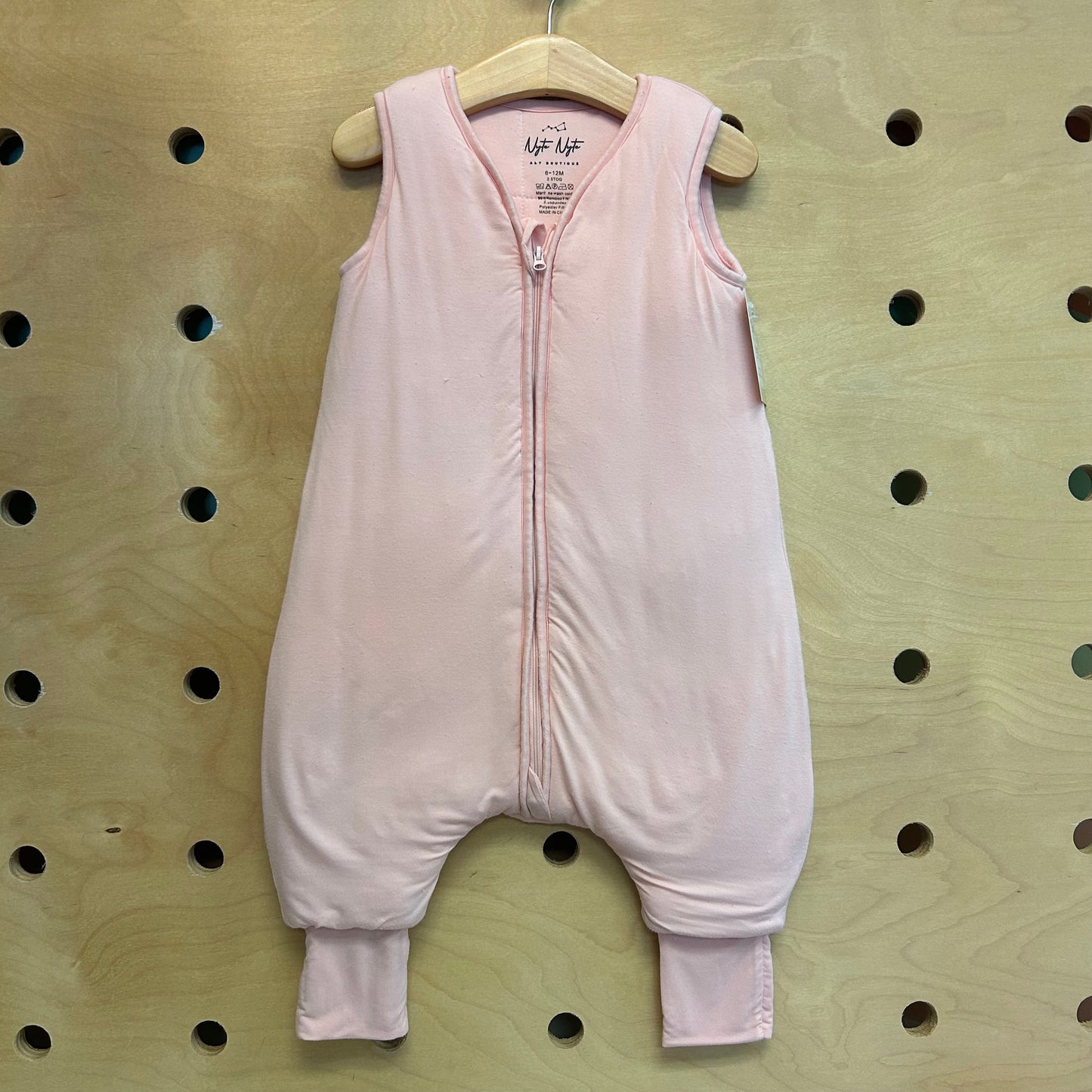 Pink Bamboo Blend 2.5 Tog Sleep Suit