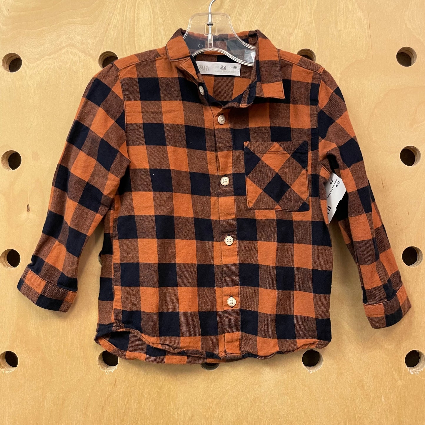 Rust & Blue Plaid Flannel
