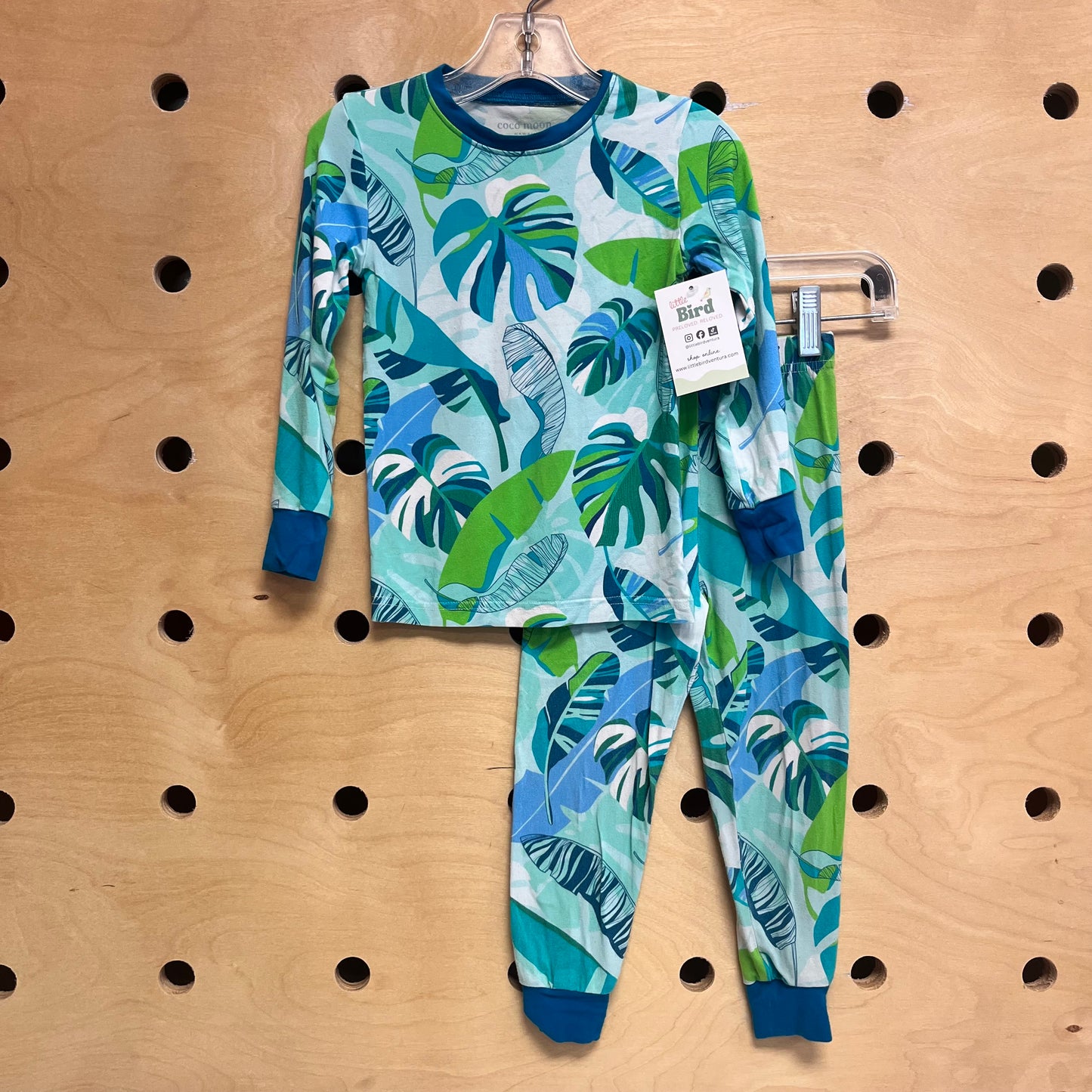 Blue/Green Bamboo Leaves PJ's