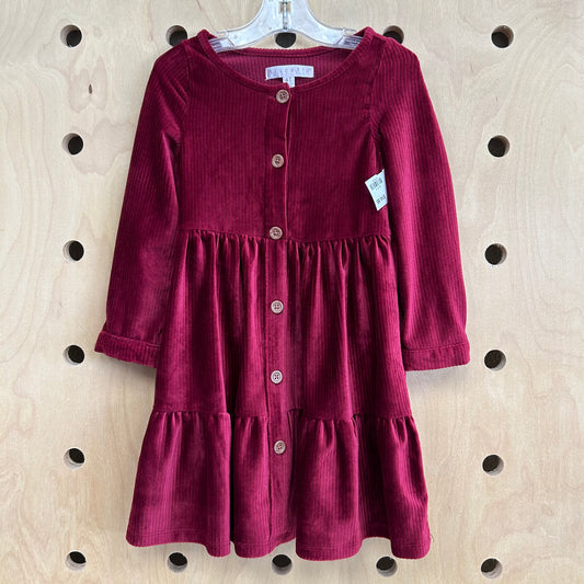 Cranberry Cord Dress