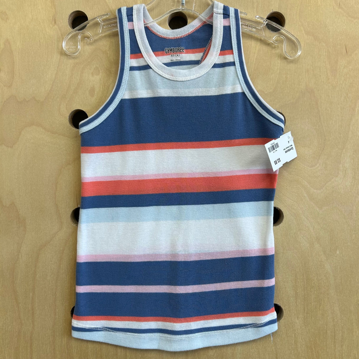 White Striped Tank
