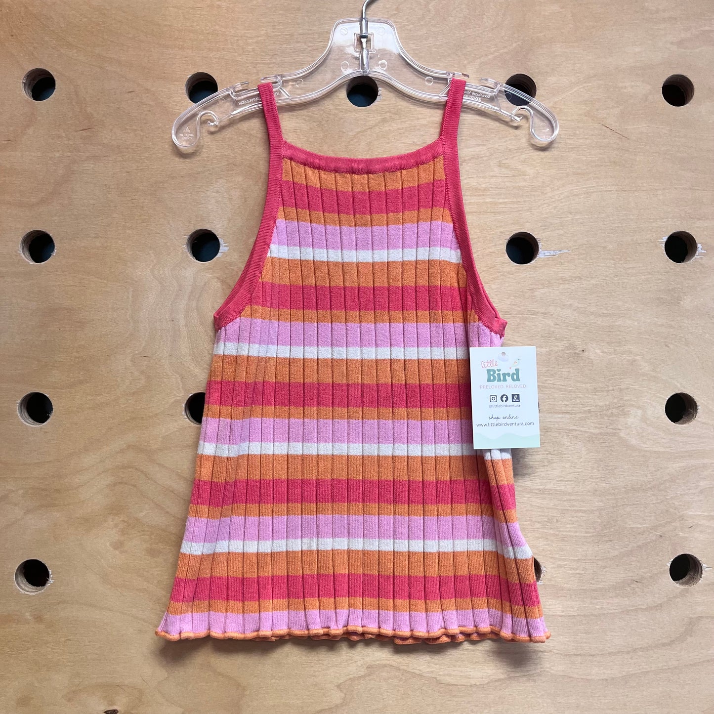 Purple/Orange Ribbed Tank