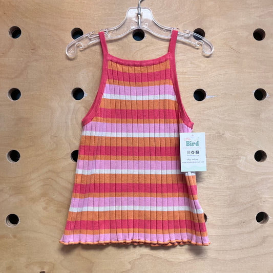 Purple/Orange Ribbed Tank