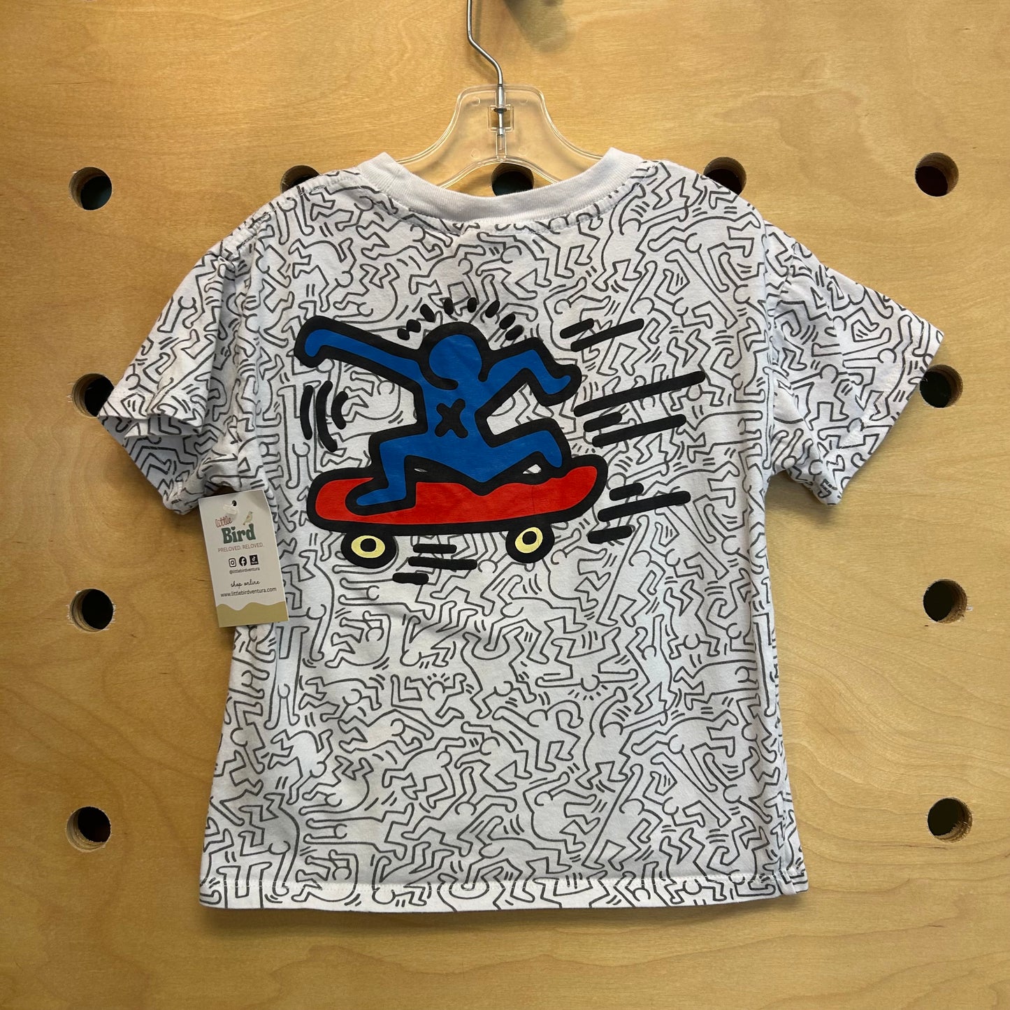 Whiter Skater 'K. Haring' Cotton Tee