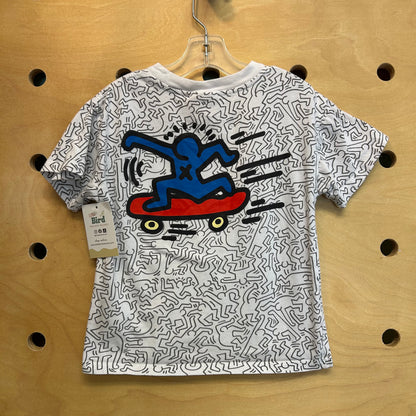 Whiter Skater 'K. Haring' Cotton Tee