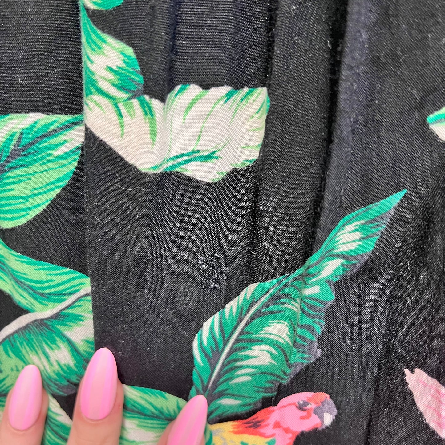 Black Birds/Leafs Dress