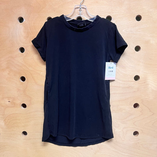 Black Bamboo T-Shirt Dress