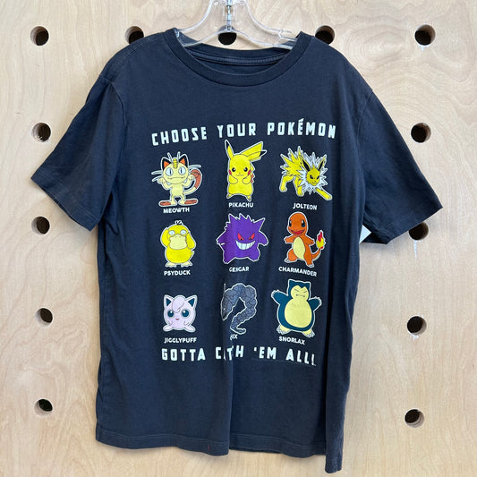 Grey Choose Your Pokemon Tee