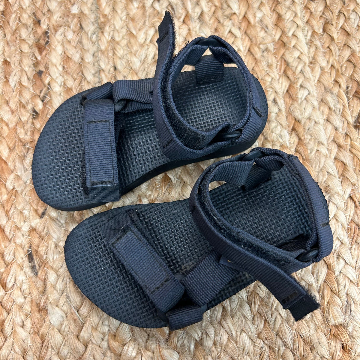Black Velcro Sandals