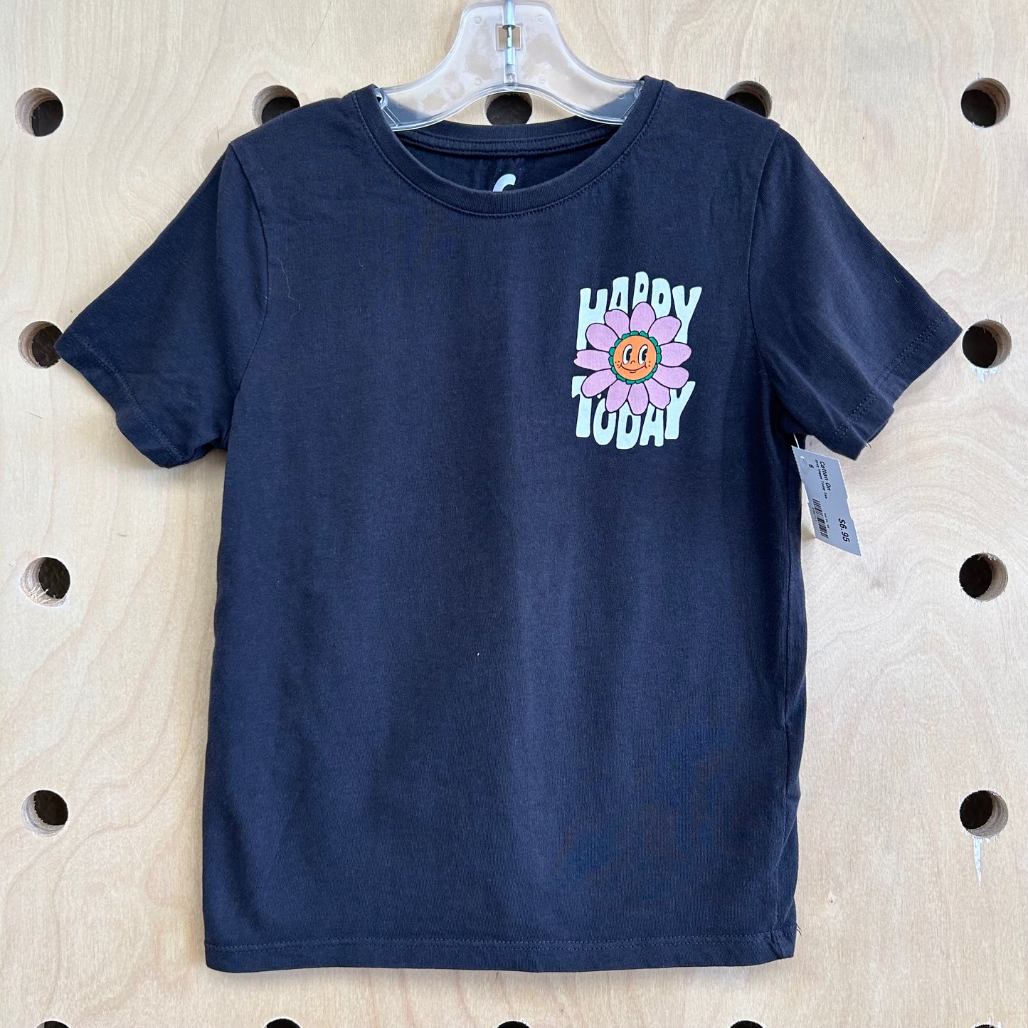 Grey Happy Today Tee