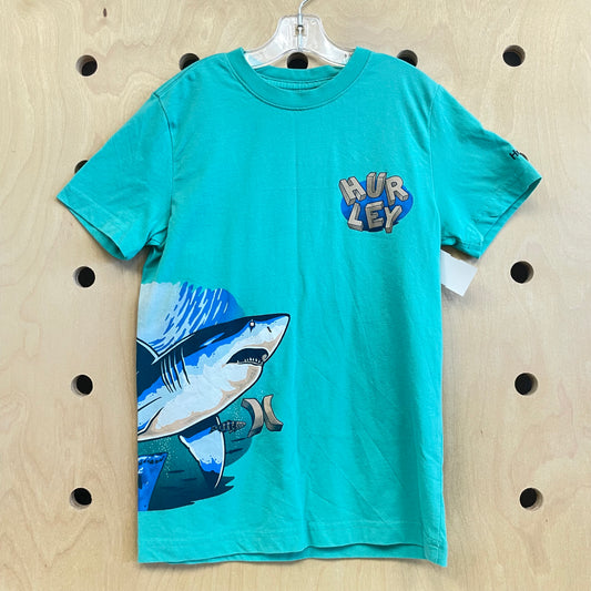 Teal Shark Tee