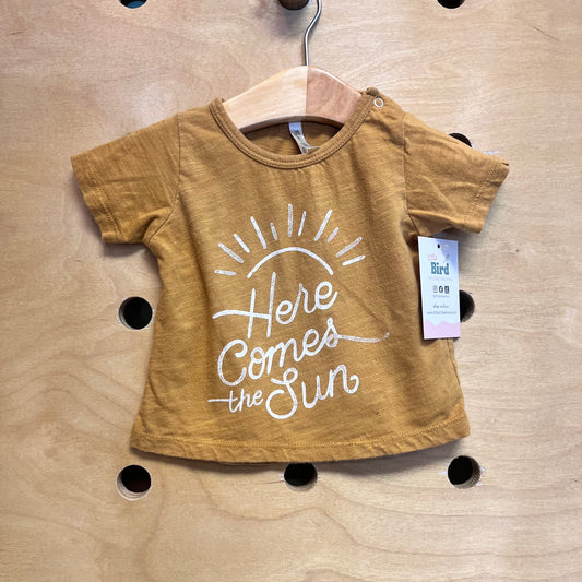 Yellow Here Comes the Sun Tee