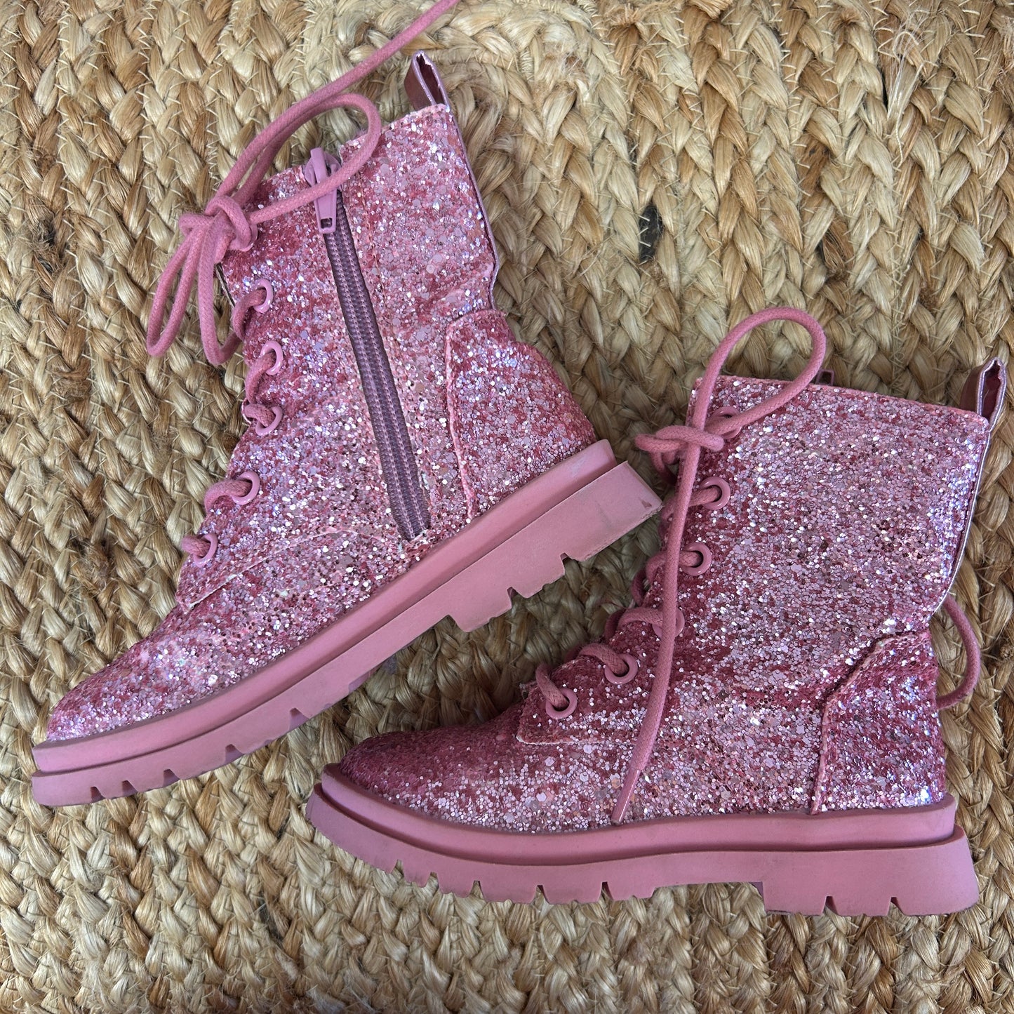 Pink Sparkle Boots