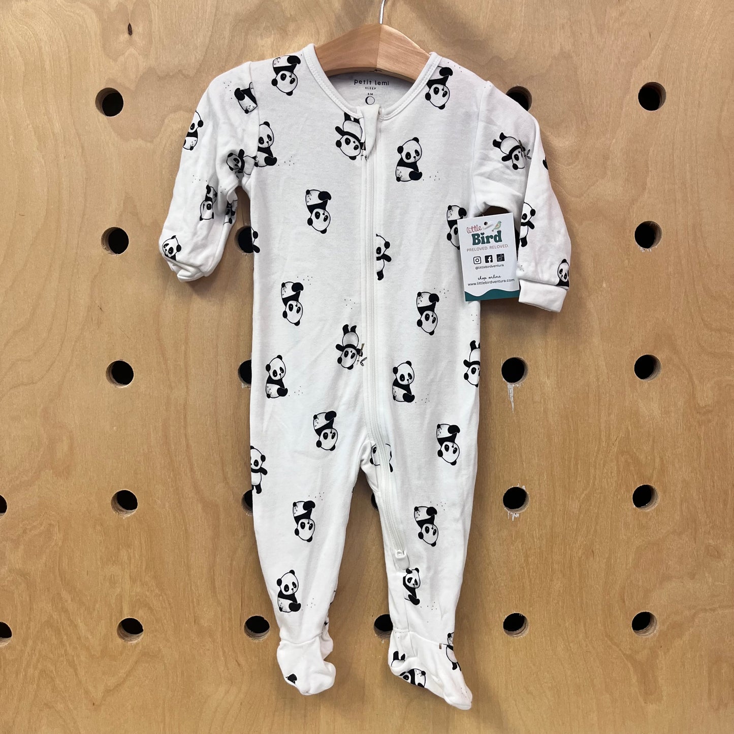 White Panda Footies