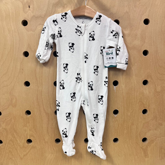 White Panda Footies