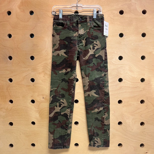 Camo Skinny Denim Pants