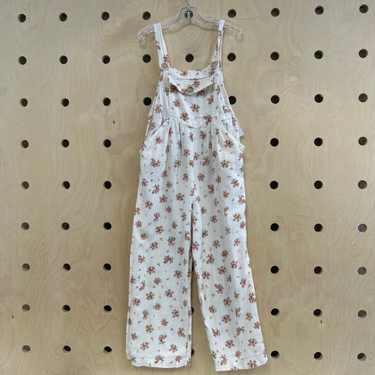 Cream Floral Linen Jumper