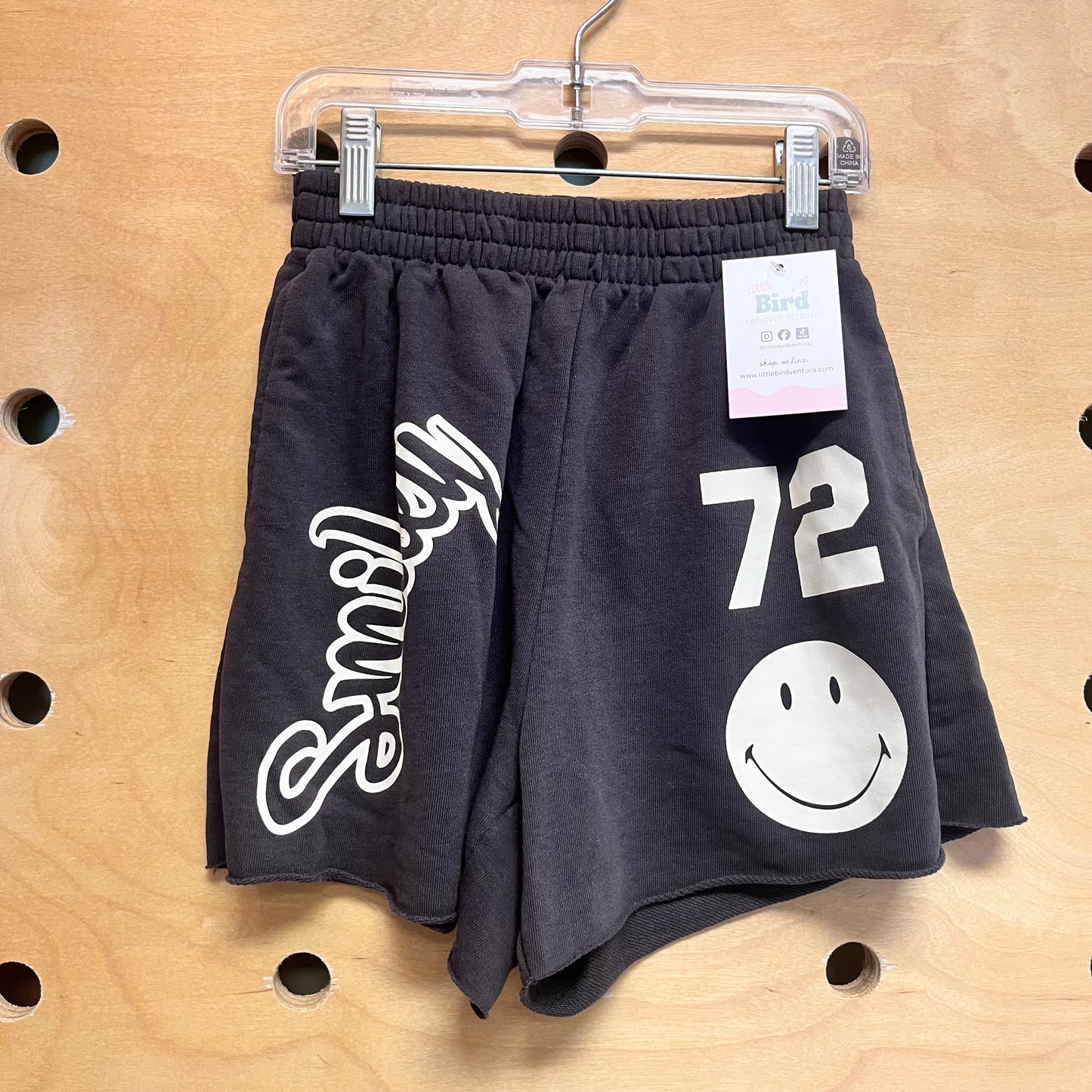 Grey 72 Smiley Soft Shorts
