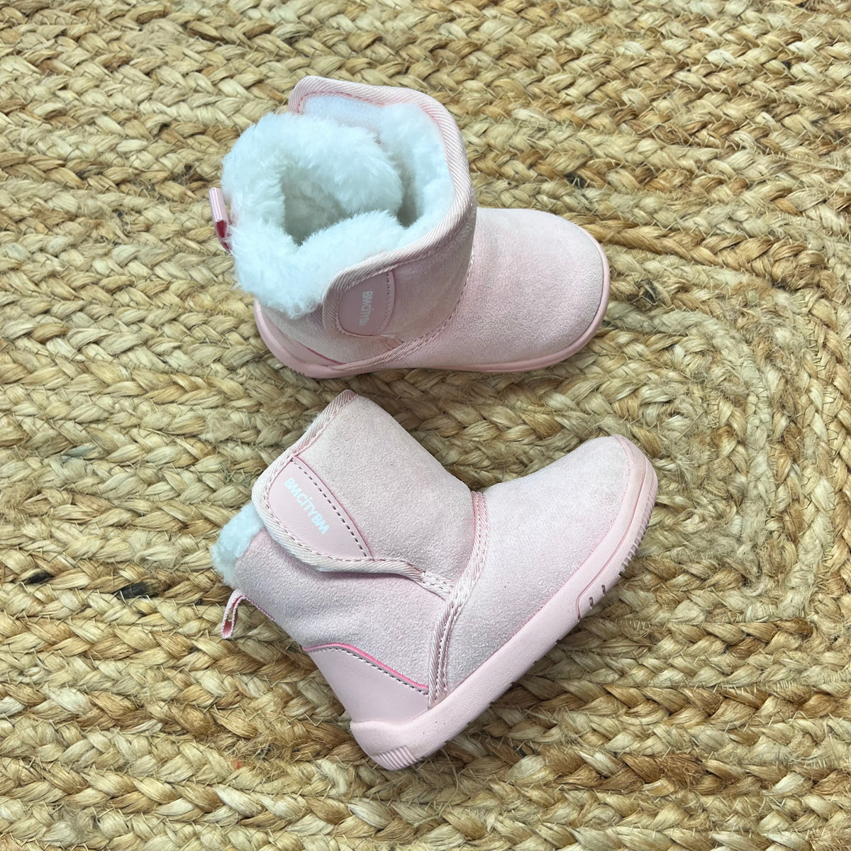 Pink Fluffy Weather Boots