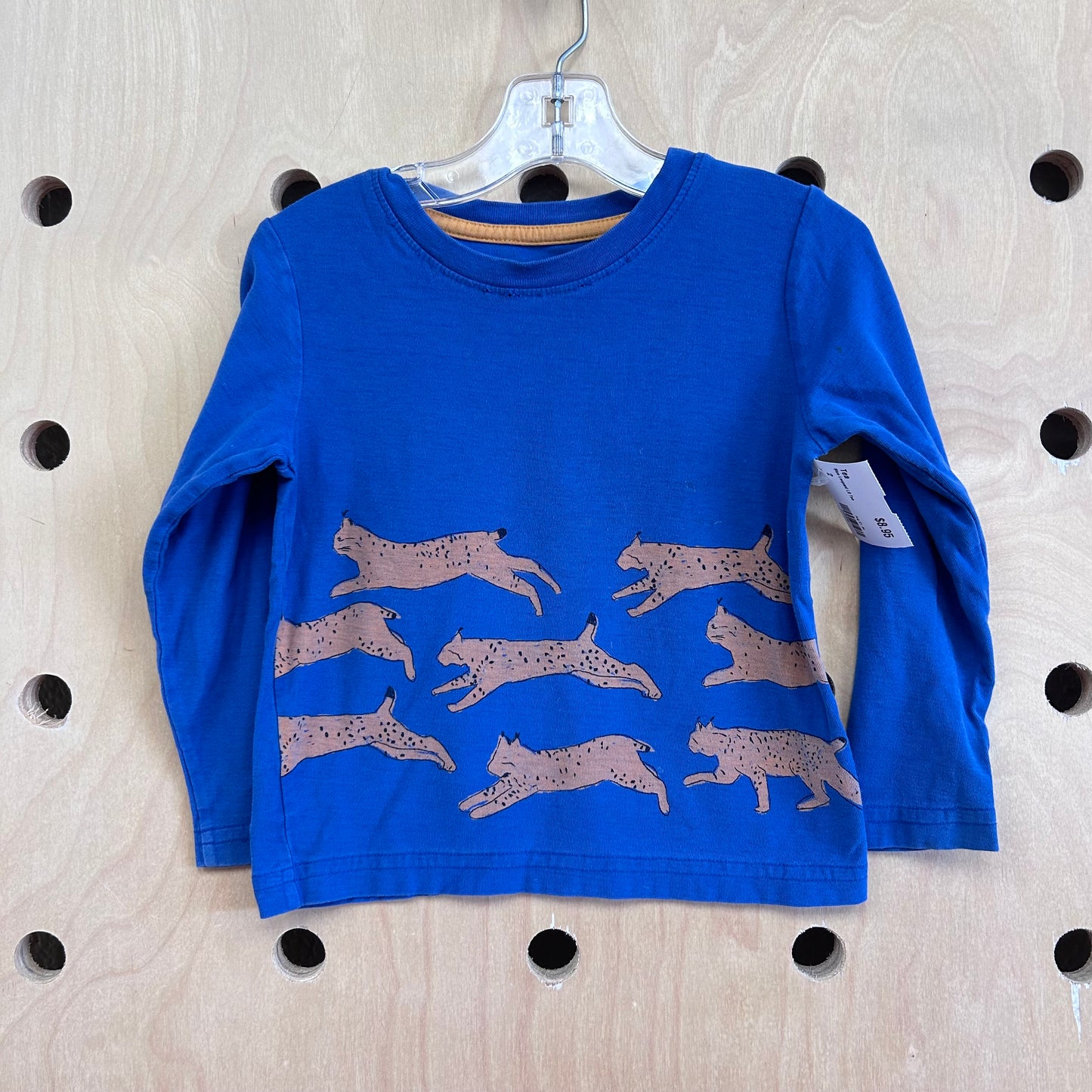 Blue Leopard LS Tee