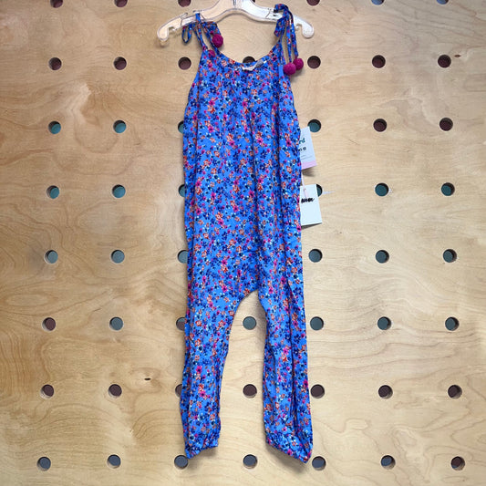 Blue Floral Harem Romper NEW!