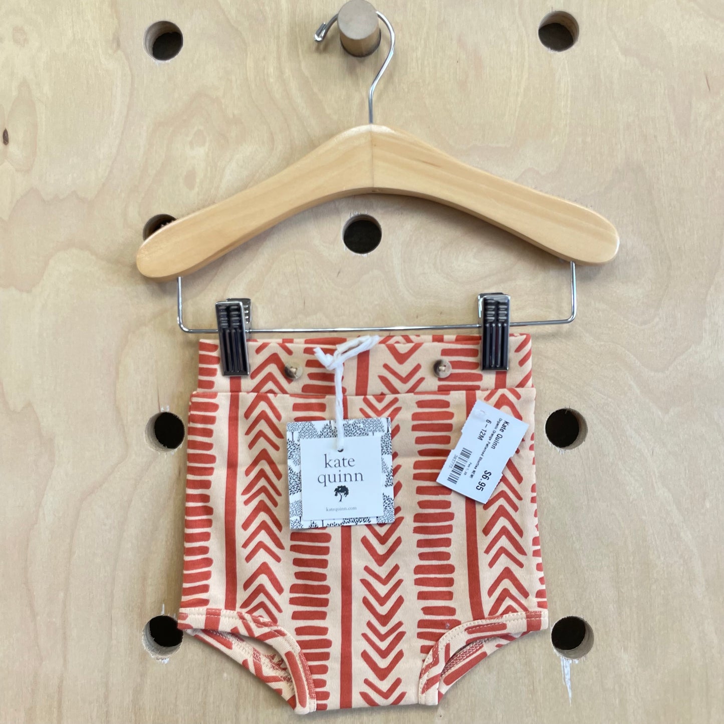 Organic Orange Patterned Shorties NEW!