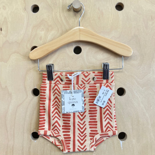 Organic Orange Patterned Shorties NEW!