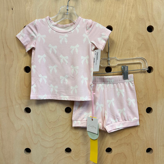 Pink Bows Bamboo Pajamas NEW!