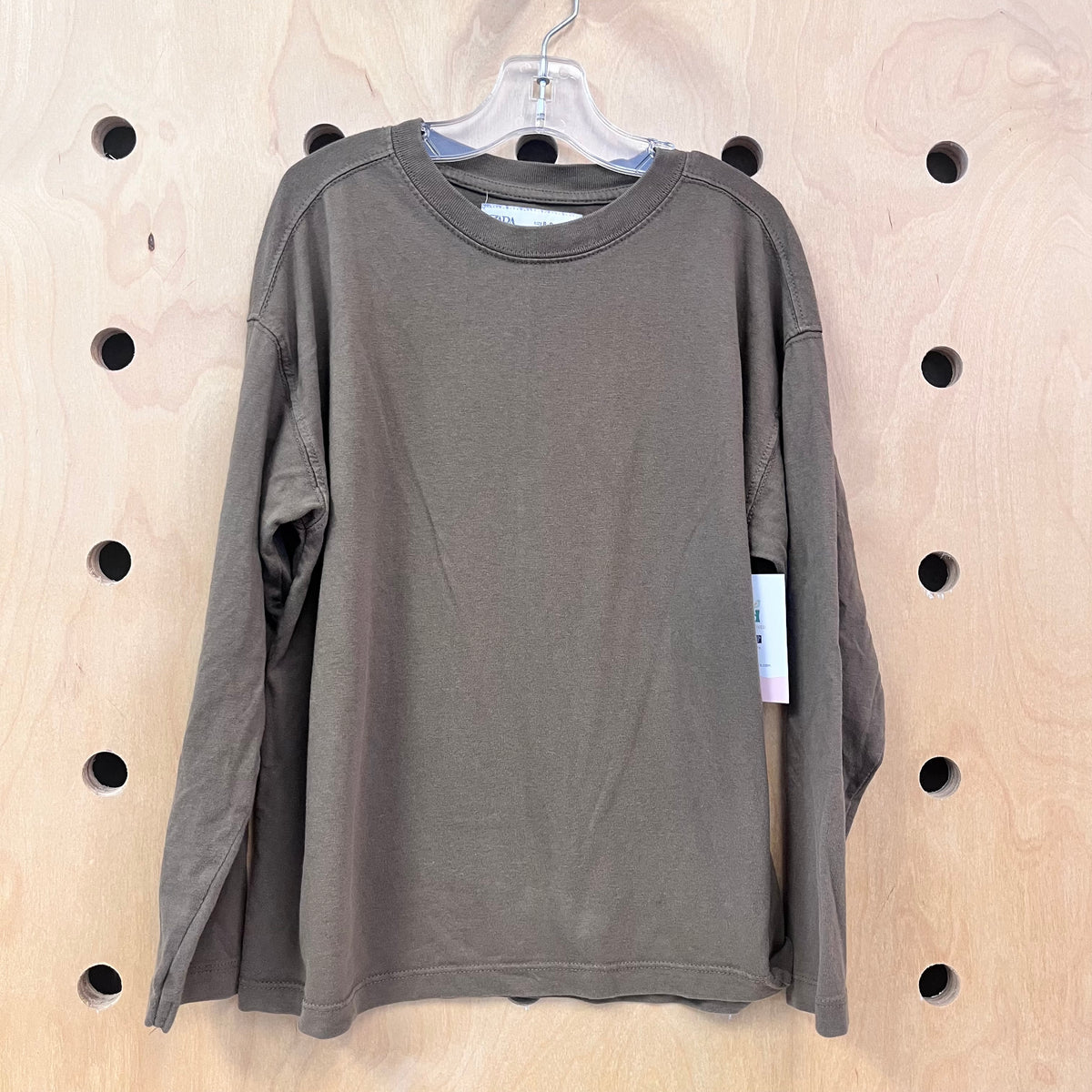 Brown LS Tee