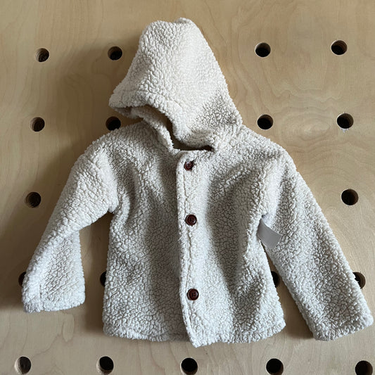 Beige Sherpa Jacket
