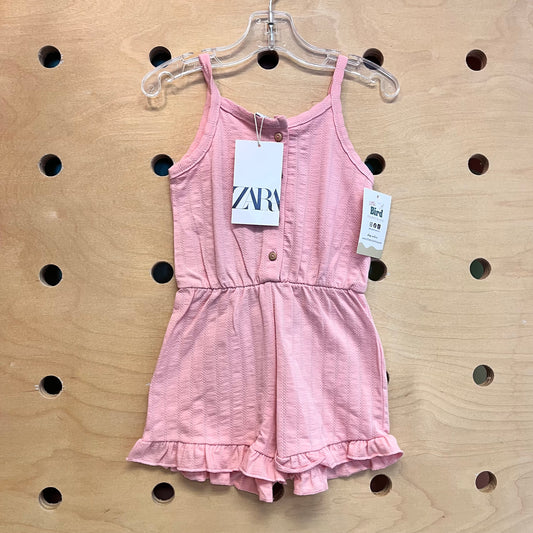 Pink Pointelle Tank Romper NEW!
