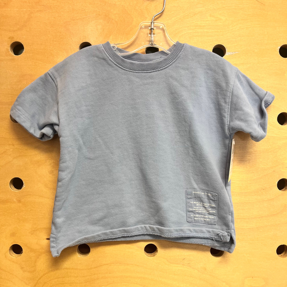 Blue Boxy Tee