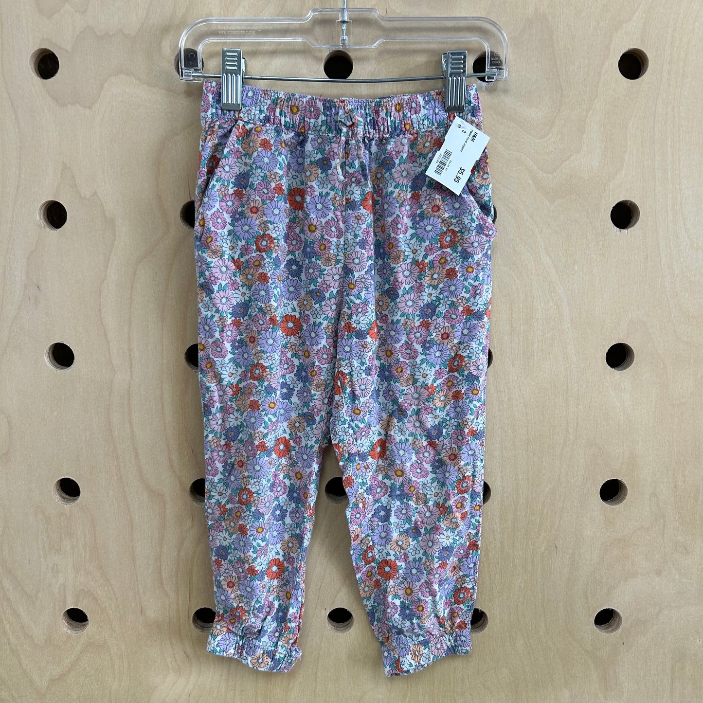 Pastel Floral Joggers