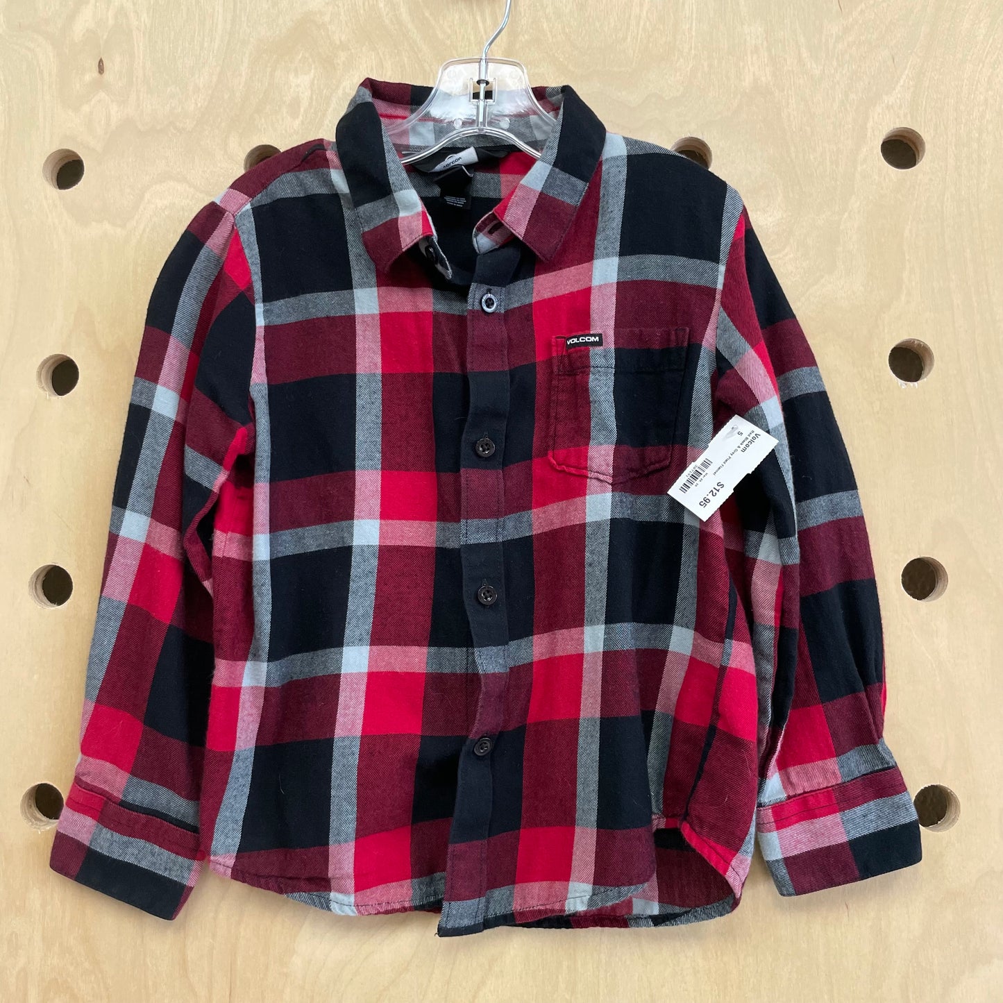 Red Black & Grey Plaid Flannel