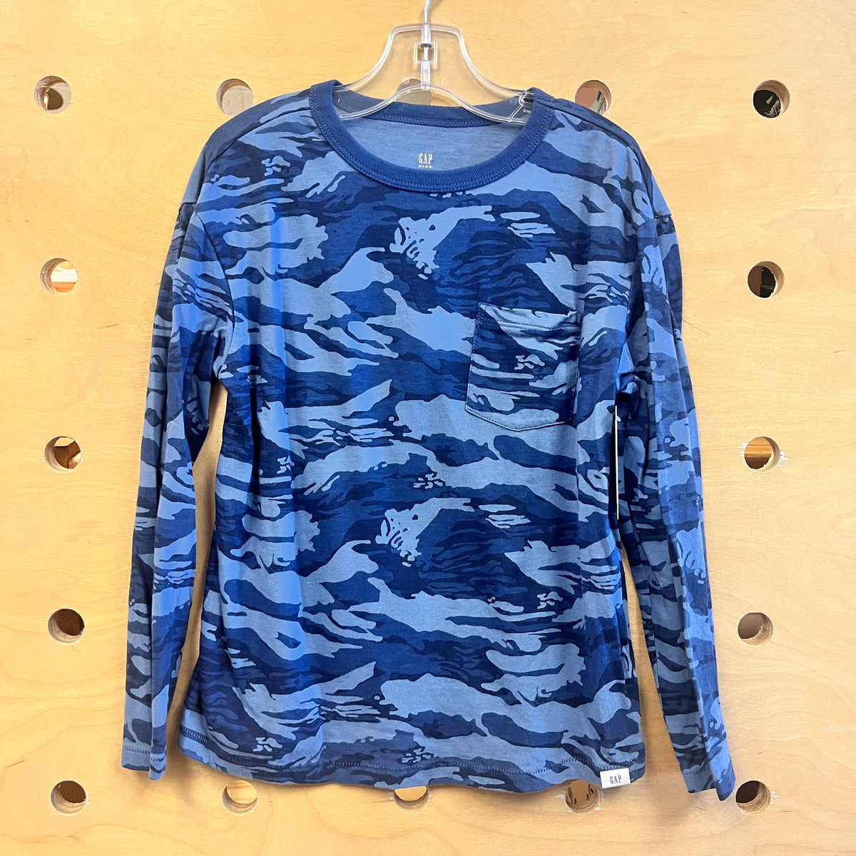 Blue Camo Long Sleeve