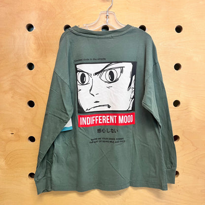 Green Indifferet Mood Tee