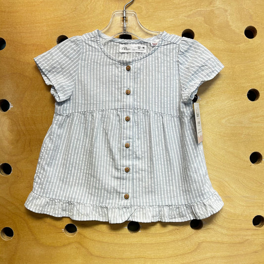 Blue/White Striped Tee
